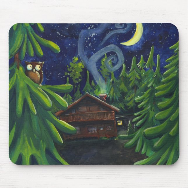 cabin in the woods mouse pad (Front)