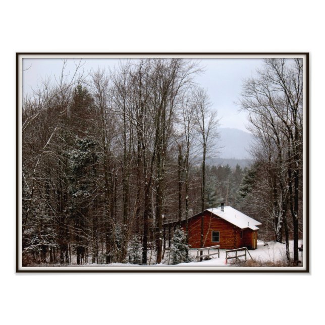 Cabin in the Woods Photo Print (Front)