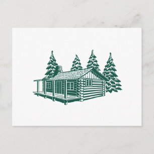 Cabin in the Woods... Postcard