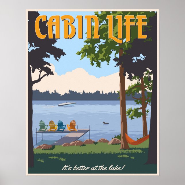 Cabin Life Poster (Front)