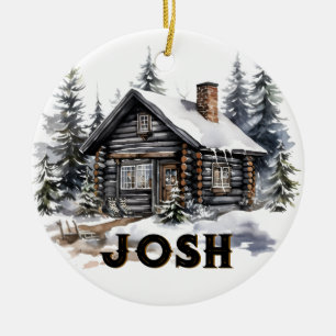 Cabin Name Ornament