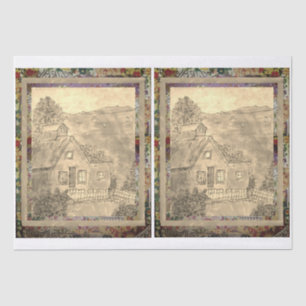 Cabin on the Lake Tissue Paper