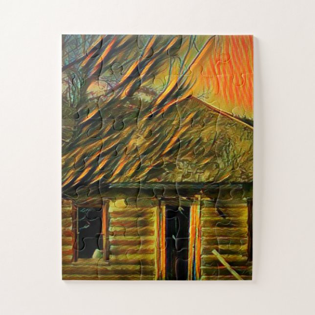 Cabin Puzzle (Vertical)