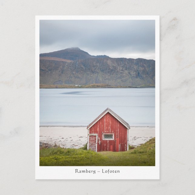 Cabin Ramberg Lofoten Postcard (Front)