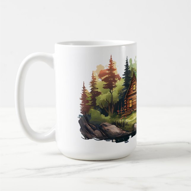 Cabin Series 15 oz Classic Mug (Left)