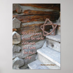 Cabin Stairs Poster