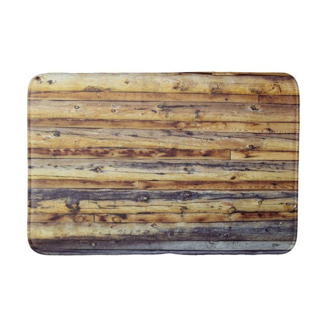 Cabin Wood Bath Mat (Front)