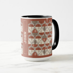 Cabincore Autumnal Stripes Mug
