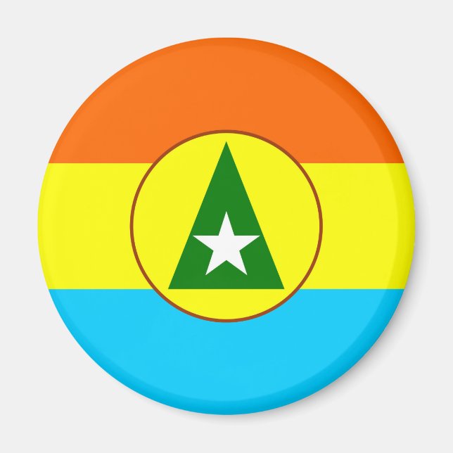 Cabinda region Angola flag Magnet (Front)