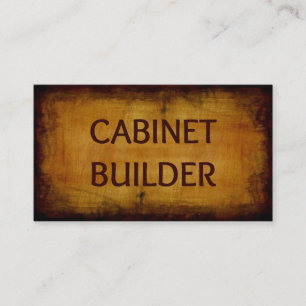Cabinet Builder Business Card