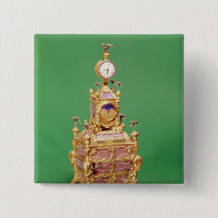 Cabinet clock, c.1766 15 cm square badge