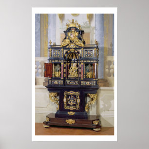 Cabinet of the Electress Palatine, c.1704 (ebony, Poster
