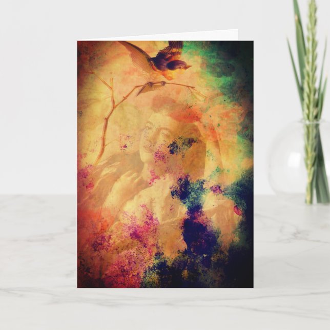 Cabinetcard Lady Digital Art Card (Front)