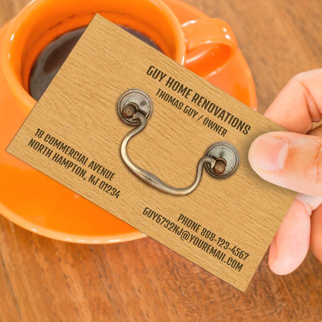 Cabinetry Carpentry Business Card (Creator Uploaded)