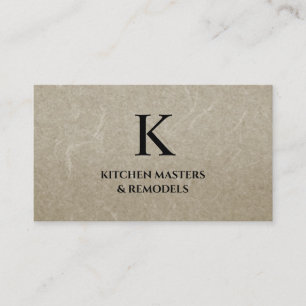 Cabinetry Masonry Business Card