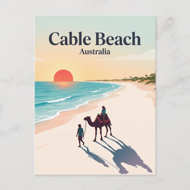 Cable Beach Broome Australia Postcard (Front)