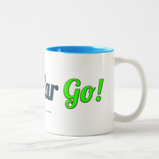 Cable Car Go! white mug