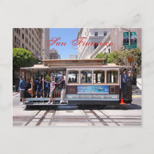 Cable Car of San Francisco Postcard