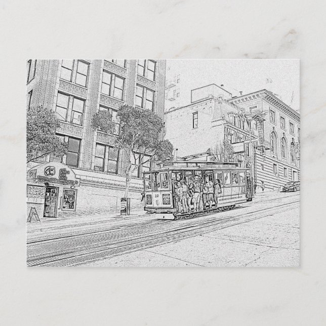 Cable Car Postcard (Front)