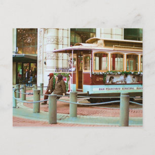 Cable Car turn-around Postcard