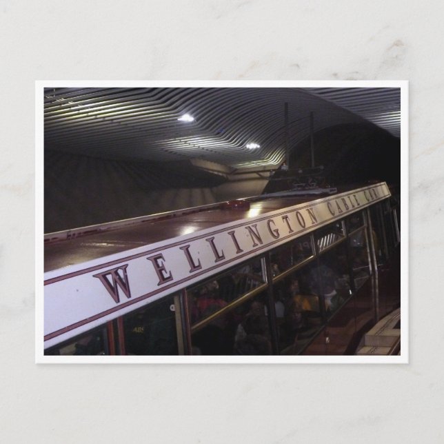 cable car wellington postcard (Front)