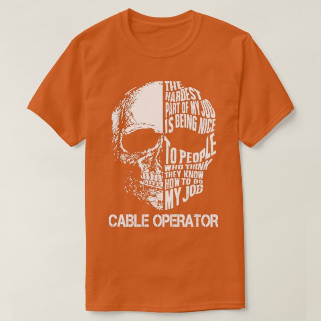 Cable Operator T-Shirt (Design Front)