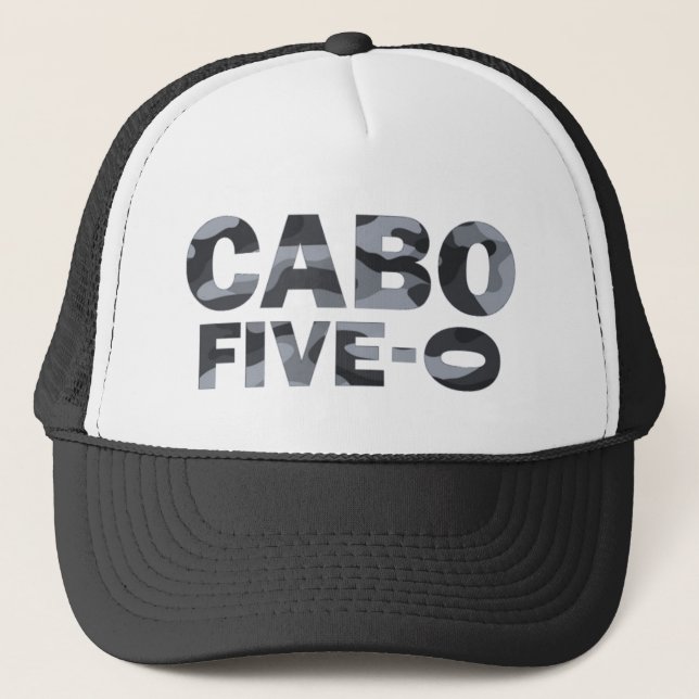 Cabo 50 camo trucker trucker hat (Front)