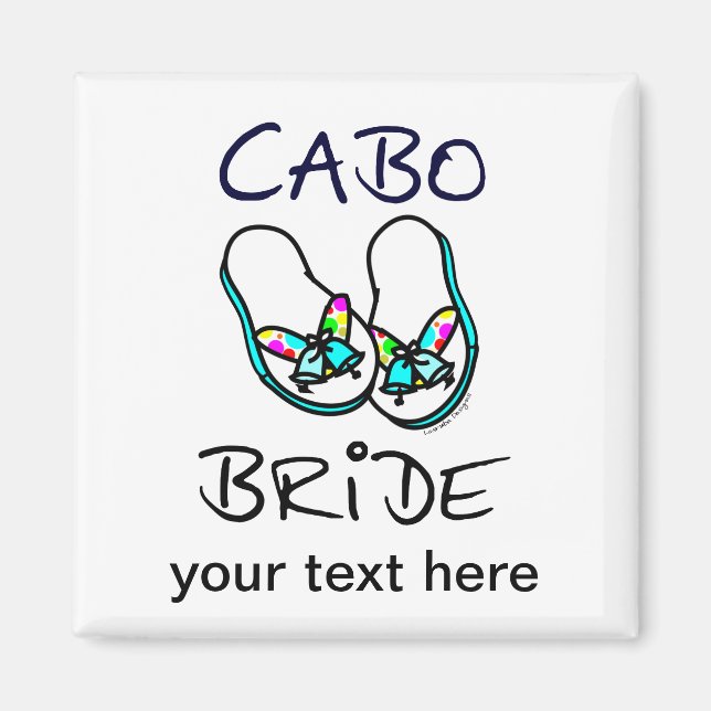 Cabo Bride Magnet (Front)