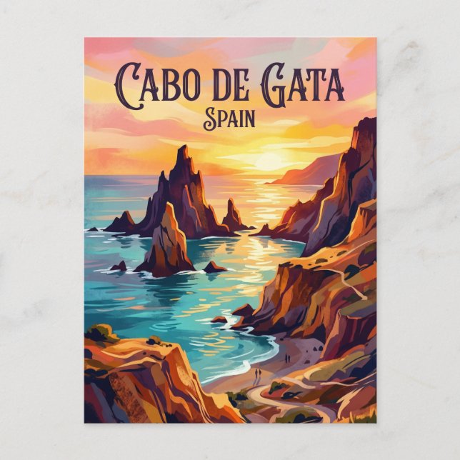 Cabo de Gata Natural Park Spain Postcard (Front)