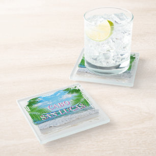 Cabo Glass Coaster Set