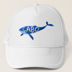 Cabo Mexico Whale Trucker Hat