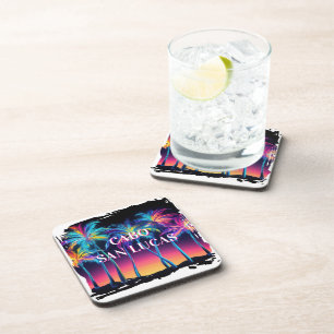 Cabo Plastic Coaster Set