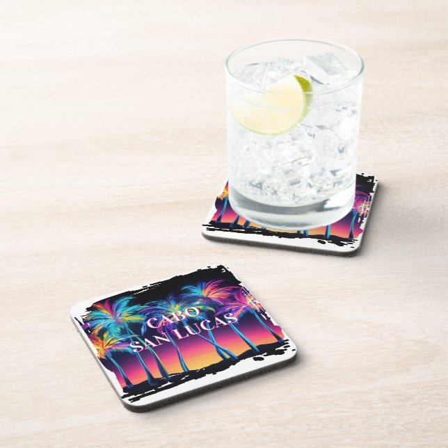 Cabo Plastic Coaster Set (Right Side)