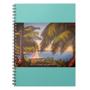 Cabo Rojo, Puerto Rico - Beach at Joyuda Notebook