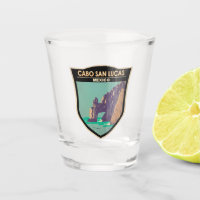 Cabo San Lucas Arch Mexico Retro Distressed Circle