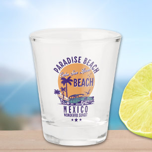 Cabo San Lucas Beach Mexico Mexican Paradise Shot Glass