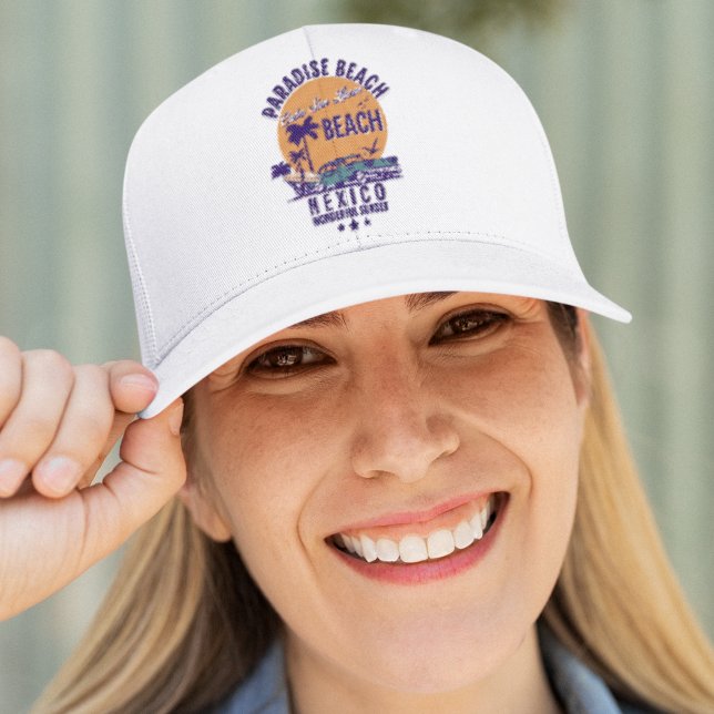 Cabo San Lucas Beach Mexico | Paradise Beach Trucker Hat (Creator Uploaded)