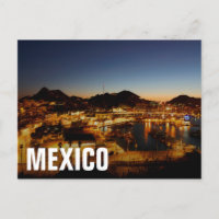 Cabo San Lucas Cityscape At Sunset, Mexico