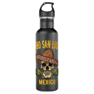 Cabo San Lucas Day of the Dead Celebration Floral  710 Ml Water Bottle