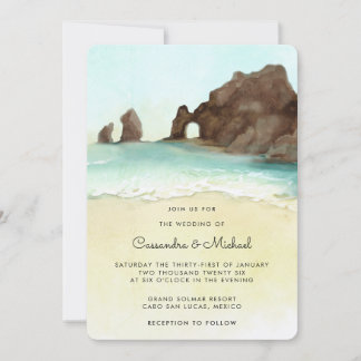 Cabo San Lucas | El Arco | Destination Wedding Invitation