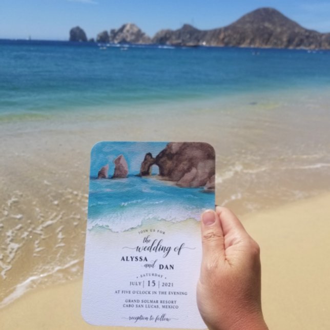 Cabo San Lucas | El Arco | Destination Wedding Invitation (Creator Uploaded)