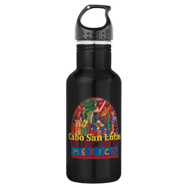 CABO SAN LUCAS Mexico 532 Ml Water Bottle (Front)