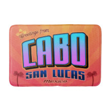 Cabo San Lucas Mexico Bathroom Mat
