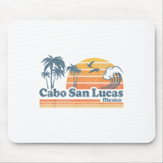 Cabo San Lucas Mexico Beach Summer Vacation Vintag Mouse Pad
