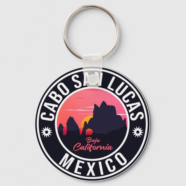 Cabo San Lucas Mexico Beach The Arch  Key Ring (Front)