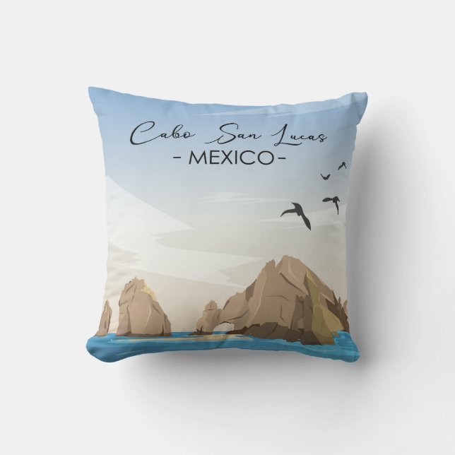 Cabo San Lucas Mexico Cushion (Front)