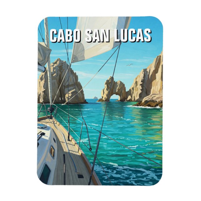 Cabo San Lucas Mexico El Arco Travel Magnet (Vertical)