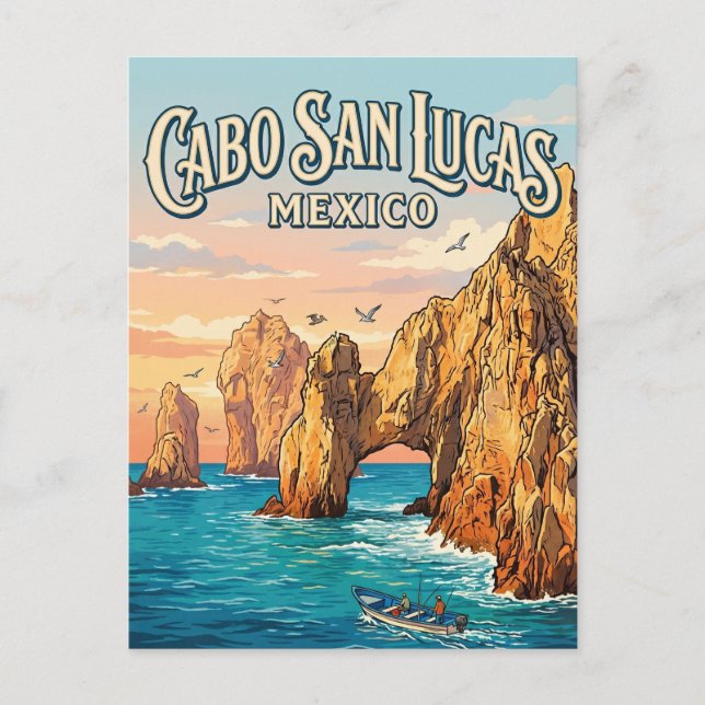 Cabo San Lucas Mexico Postcard (Front)
