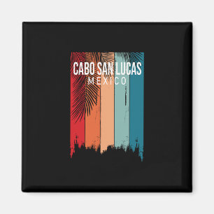Cabo San Lucas Mexico Retro Magnet