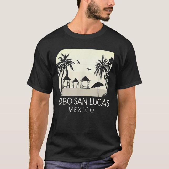 Cabo San Lucas Mexico Retro Mexican Resort Vacatio T-Shirt (Front)